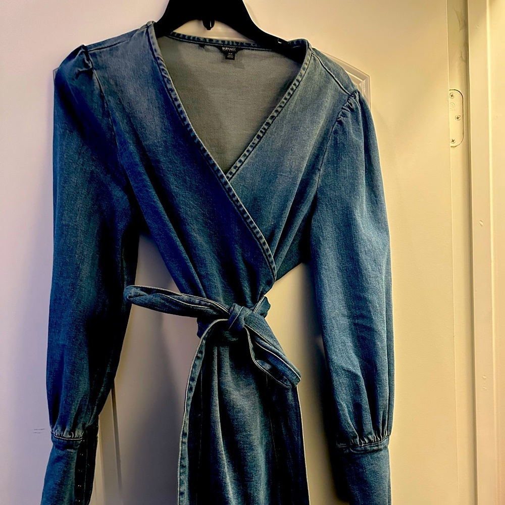 Buffalo Denim Wrap Dress